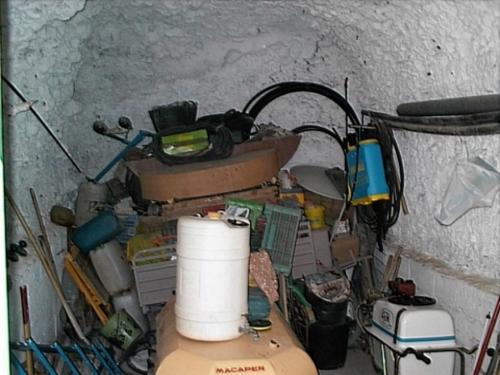 Interior of the cave (February 3, 2000)