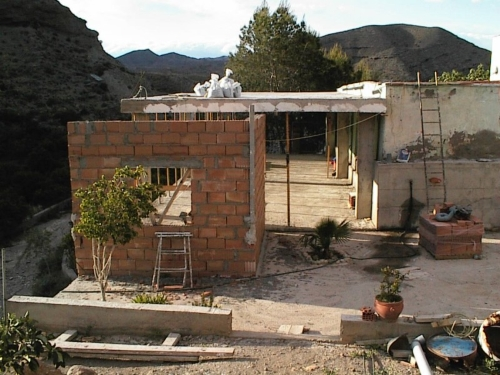 Progress of the work (May 5, 2001)