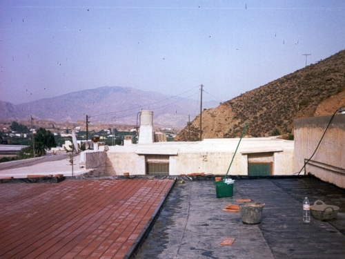 The entire old roof must be replaced (August 2002)