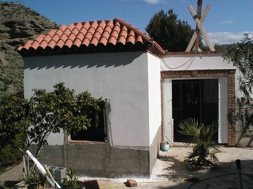 Entrance from the garden to the terrace (September 5th, 2003)