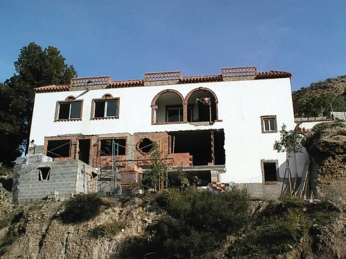 Work on the granny flat (December 19th, 2003)