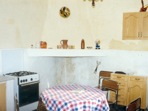 Interior de la casa de campo, 1988