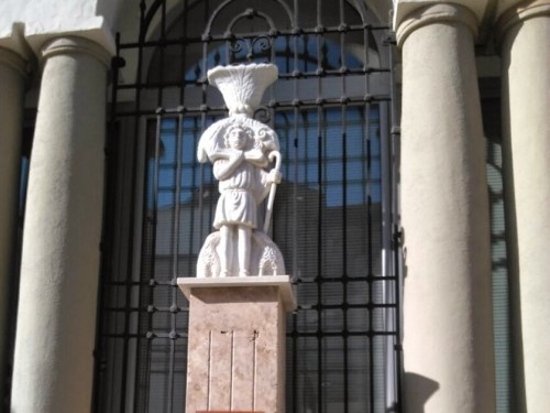 'El Buen Pastor', hallado en 1899 probablemente en una antigua villa romana