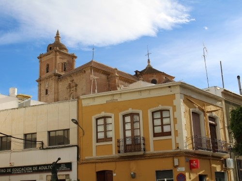 Vista de la Iglesia Parroquial de Nuestra Señora del Rosario'