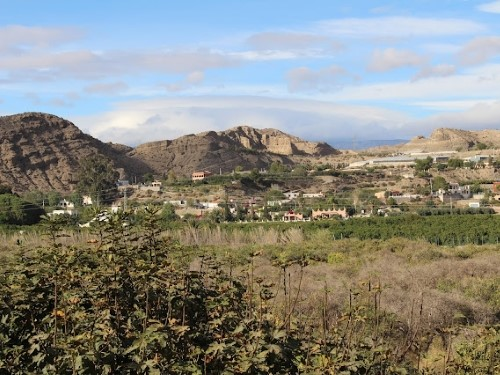 Vista desde nuestra casa de campo hacia el río Andarax
