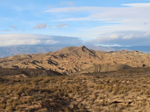 Una vista sobre los cerros de la Rambla