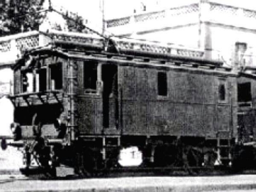 La primera línea ferroviaria electrificada de España, Almería-Gádor(1908)