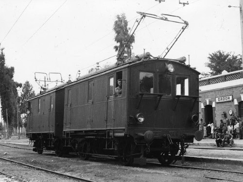 Locomotora eléctrica de tiempos pasados