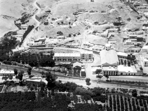 Fotografía aérea de Gádor (1954)