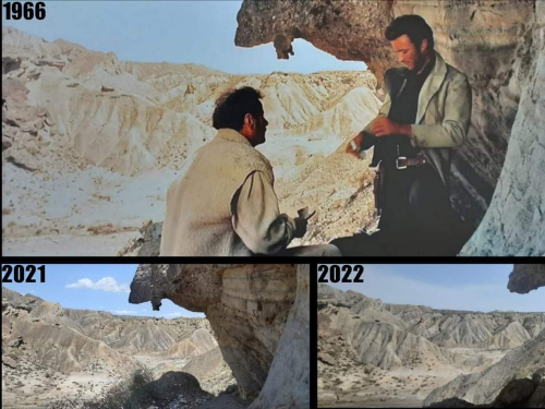 Gádor, Rambla Otero, lugar de rodaje de la película 'El bueno, el feo y el malo' (1966)
