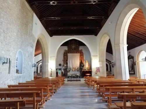 Níjar, artesonado de la iglesia