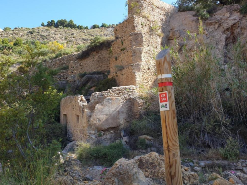 Huebro, restos de molinos moriscos