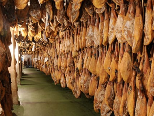 Serón, ham drying room