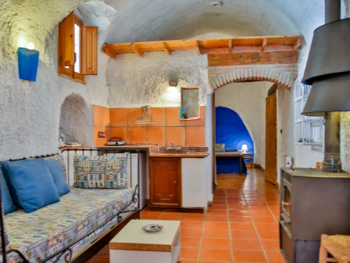 Interior de una vivienda-cueva