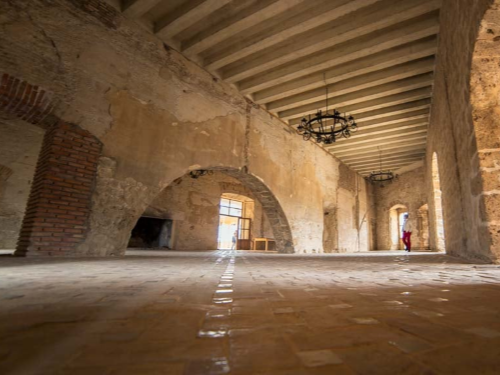 Vélez Blanco, un sala del castillo