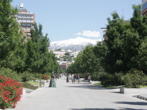 Sierra Nevada vista desde Granada