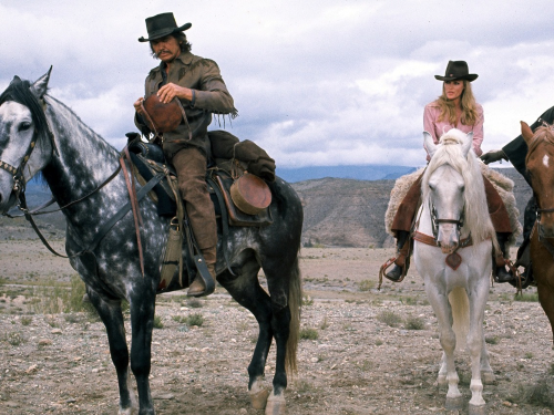 Charles Bronson, Jill Ireland y Toshirô Mifune, “Sol Rojo” (1971)